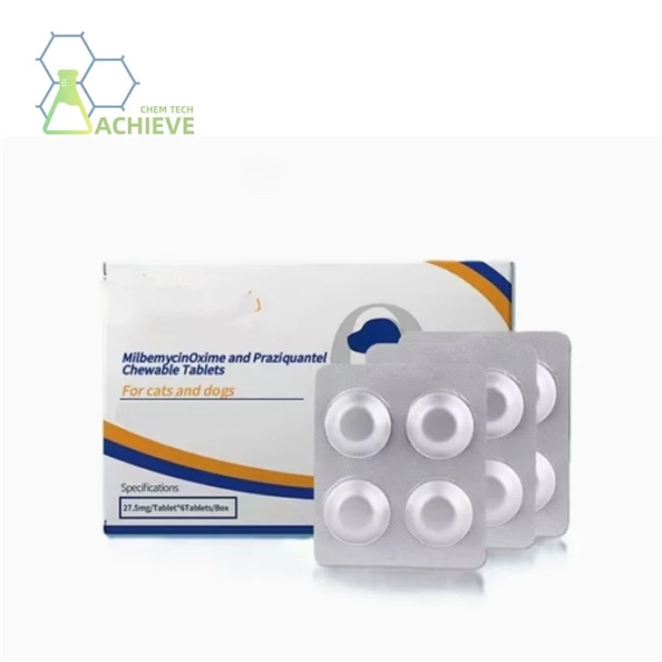 Milbemycin Oxime טבליות לטיפול בתולעי מעיים בחיות מחמד