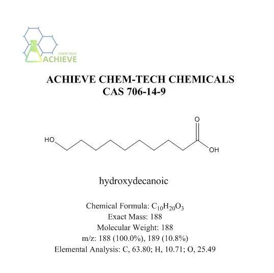 hydroxydecanoic CAS 706-14-9 | Shaanxi BLOOM Tech Co., Ltd hydroxydecanoic CAS 706-14-9 | Shaanxi BLOOM Tech Co., Ltd