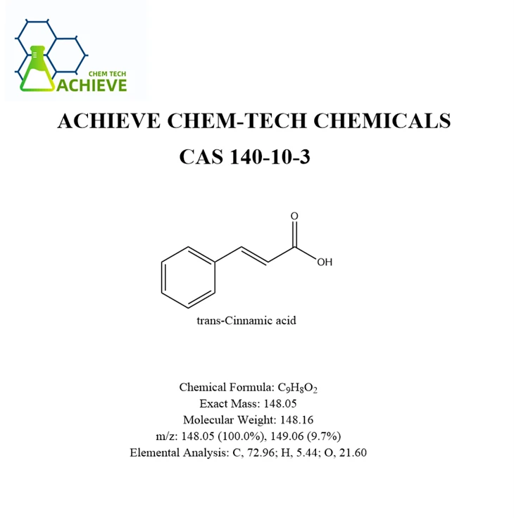 Trans-Cinnamic Acid Powder CAS 140-10-3